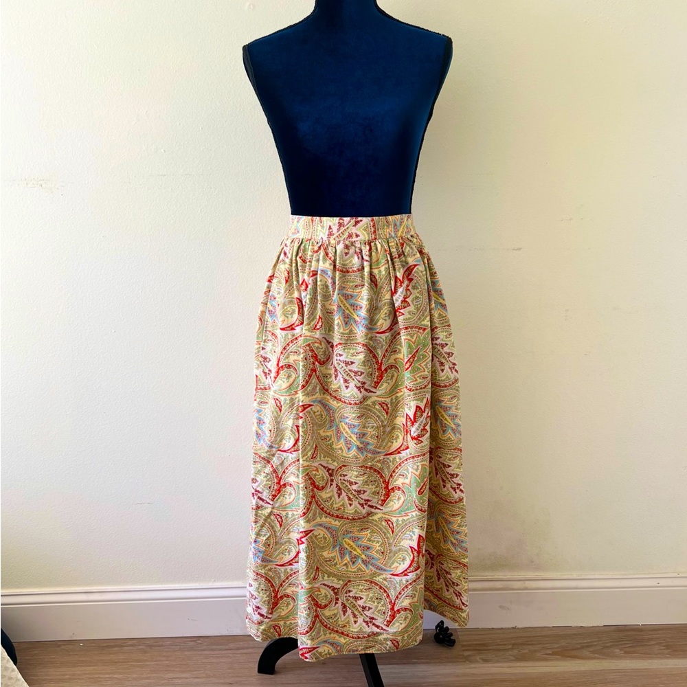 Vintage Ralph Lauren maxi skirt from the 80s